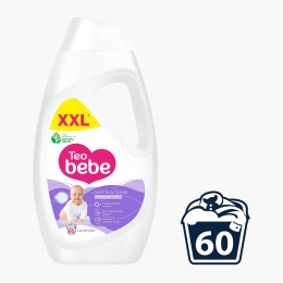 Detergent de rufe lichid Gentle&Clean Lavandă, 60 spălări, 2.7l