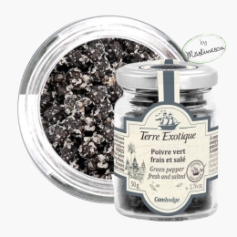 Măslinescu - Piper verde proaspăt în sare 50g