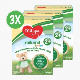 Pachet formulă de lapte Junior, +2 ani, 3x600g
