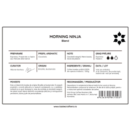 Beandrops Morning Ninja Blend 250g cafea de specialitate boabe