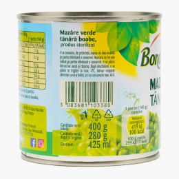 Mazăre verde tânără 400g