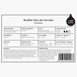 Brazilia Cielo del Cerrado 250g cafea de specialitate boabe