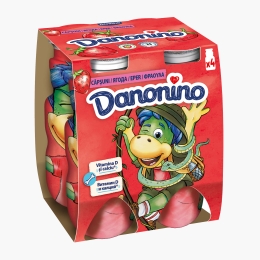 Iaurt de băut cu căpșuni 4x100g