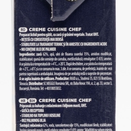 Preparat lichid cu grăsimi vegetale pentru gătit Creme Cuisine Chef 1l