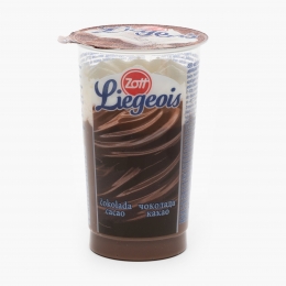 Budincă Liegeois cu ciocolată și frișcă 175g