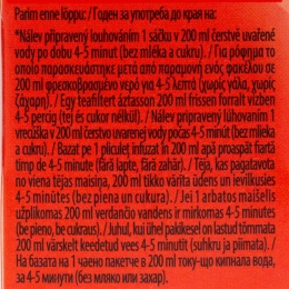 Ceai fructe cu aromă de zmeură & merișoare 20 plicuri
