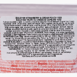 Trufe ciocolată Mini Delights cu cremă, căpșuni și lichior 102g