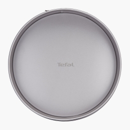 Formă tort Delibake Springform Combi, 27cm, înveliș antiaderent, margine detașabilă, roșu/argintiu