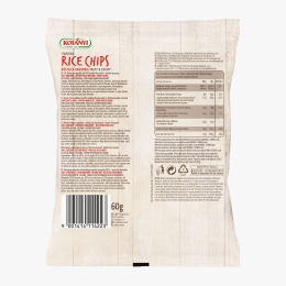 Chips de orez cu boia de ardei 60g