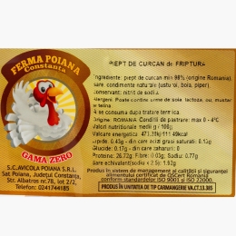 Piept de curcan de friptură 400g