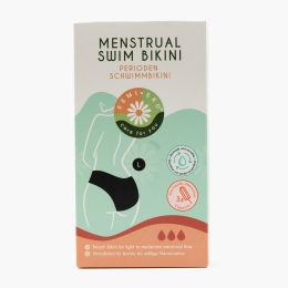 Bikini menstruali înot, mărimea L, negru