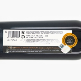 Vin roșu sec Bacanta Fetească Neagră 1.5l