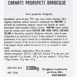 Cârnați proaspeți barbeque 500g