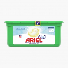 Detergent de rufe capsule All in One Pods Sensitive, 28 spălări
