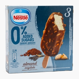 Înghețată cu aromă de vanilie, fără zahăr adăugat, 3x90ml (3x62g)