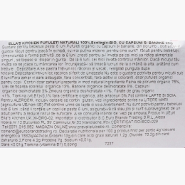 Pufuleți naturali eco cu căpșuni și banane, +6 luni, 20g