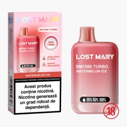 Țigară electronică de unică folosință BM1000 Watermelon Ice, 2ml, 2% nicotină, 1000 pufuri