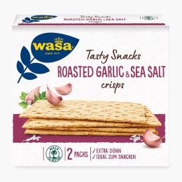 Pâine prăjită cu usturoi și sare de mare Tasty Snacks, 190g