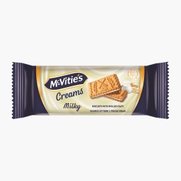 Biscuiți cu fulgi de ovăz și cremă cu lapte 100g 