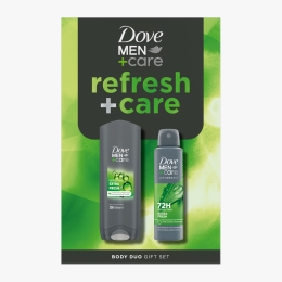 Set cadou pentru bărbați Refresh+Care: deodorant spray Extra Fresh 150ml + gel de duș Extra Fresh 250ml