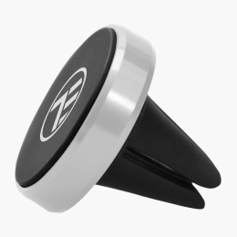 Suport auto magnetic pentru telefon, prindere ventilație, argintiu
