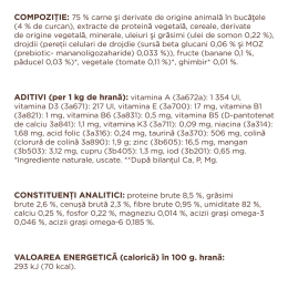 Hrană umedă pentru câini adulți de talie mică, cu rață, 100g