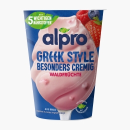 Produs fermentat din soia cu aromă de fructe de pădure Greek Style 400g