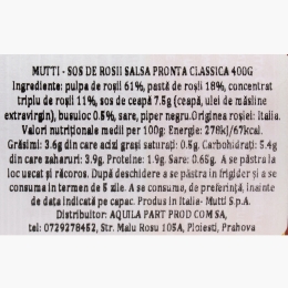 Sos de roșii Salsa Pronta Classica 400g