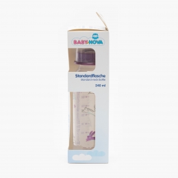 Biberon tetină rotundă Medium 0-24 luni, 240ml 