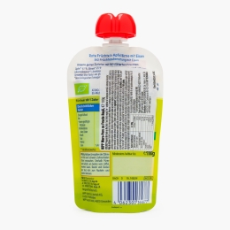 Piure ECO de fructe roșii, mere, pere și fier, +1 an, 100g