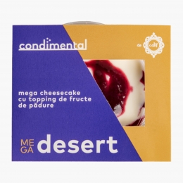 Cheescake cu topping de fructe de pădure 130g