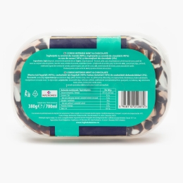 Înghețată cu aromă de mentă, ciocolată cu sos de cacao 380g