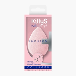Burete pentru aplicare fond de ten, cu infuzie de colagen