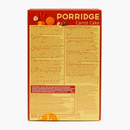 Porridge cu fulgi de ovăz eco Carrot Cake 400g