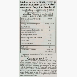 Limonadă ghimbir 1l