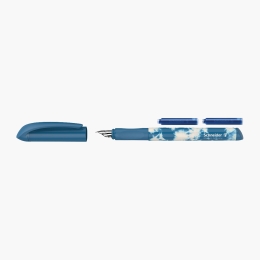 Stilou Easy + 2 rezerve/blister, albastru