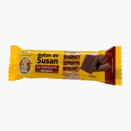 Baton de susan cu ciocolată neagră 30g