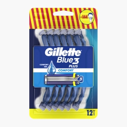 Aparat de ras de unică folosință Blue3 Plus Comfort 12 buc