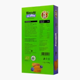 Biscuiți eco cu cremă de afine 175g