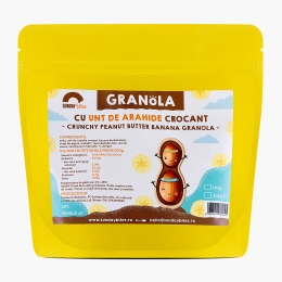 Granola cu unt de arahide și banane 300g