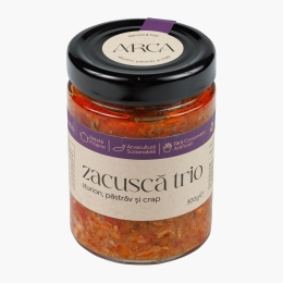 Zacuscă trio sturion, păstrăv și crap 300g