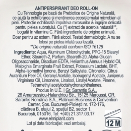 Antiperspirant roll-on Vitamin C 50ml