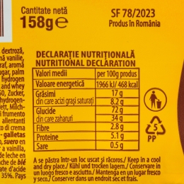 Biscuiți Crunchy cu vanilie 158g