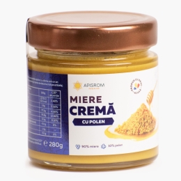 Miere cremă cu polen 280g