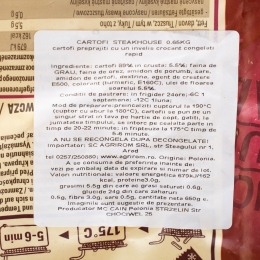 Cartofi steakhouse 650g