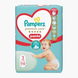 Scutece chiloțel Pants Premium Care Mega Box mărimea 3, 6-11kg, 70 buc