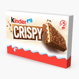 Baton crocant cu înveliș de ciocolată Crispy 5x34g