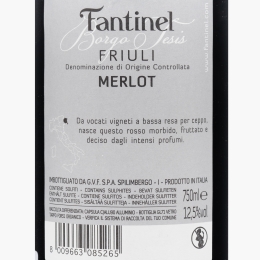 Vin roșu sec Borgo Tesis Merlot, 12.5%, 750ml