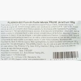 Piure eco de prune 100g