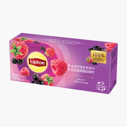 Ceai fructe cu aromă de zmeură și soc 20 plicuri